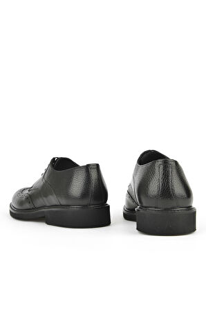 Ziya, Erkek Hakiki Deri Ayakkabı 143145Z6252 Siyah