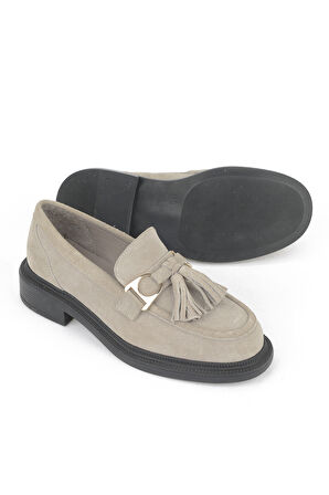 Ziya, Kadın Hakiki Deri Ayakkabı 153111Z22403 Bej