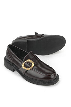 Ziya, Kadın Hakiki Deri Ayakkabı 153111Z22410 Bordo