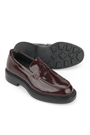 Ziya, Kadın Hakiki Deri Ayakkabı 1531022Z1171 Bordo