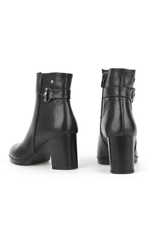 Ziya, Kadın Hakiki Deri Bot 1531022Z7571 Siyah