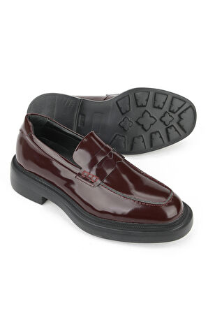 Ziya, Erkek Hakiki Deri Ayakkabı 1531022Z1171M Bordo