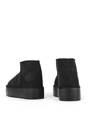 Ziya, Suni Kürklü Kadın Bot 1531044Z1002 Siyah