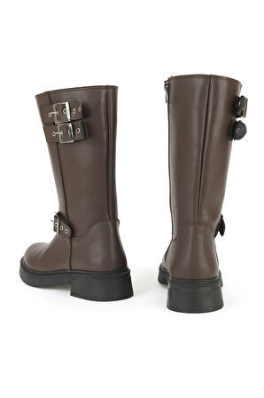 Ziya, Kadın Cizme 1531044Z4003 Kahve