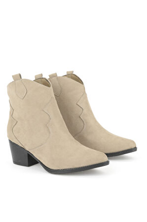 Ziya, Kadın Kovboy Bot 1531044Z4005 Vizon