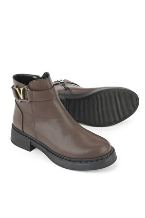 Ziya, Kadın Bot 1531044Z4009 Kahve