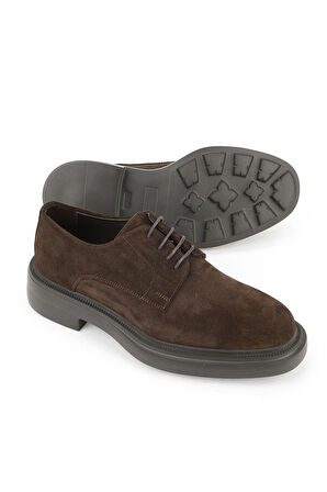 Ziya, Erkek Hakiki Deri Ayakkabı 153986Z4326 Kahve