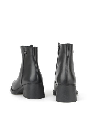 Ziya, Kadın Hakiki Deri Bot 153359Z621 Siyah