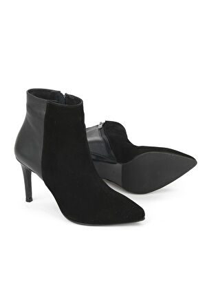 Ziya, Kadın Hakiki Deri Bot 1531030Z25104 Siyah