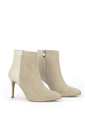 Ziya, Kadın Hakiki Deri Bot 1531030Z25104 Kum