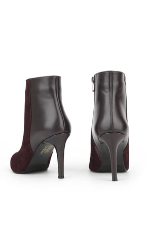 Ziya, Kadın Hakiki Deri Bot 1531030Z25104 Bordo