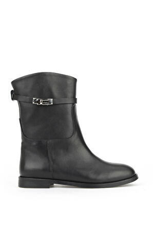 Ziya, Kadın Hakiki Deri Çizme 1531030Z25112 Siyah