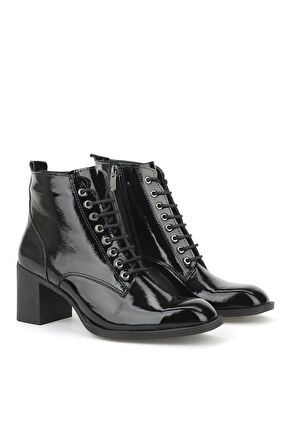 Ziya, Kadın Hakiki Deri Bot 1531020Z9804 Siyah