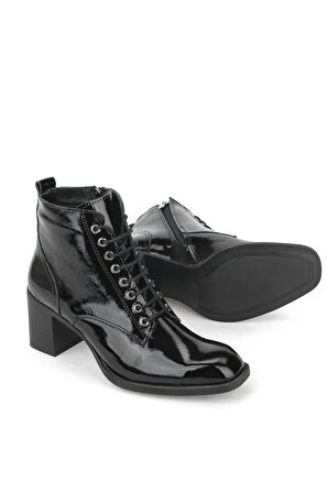 Ziya, Kadın Hakiki Deri Bot 1531020Z9804 Siyah