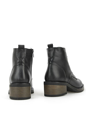 Ziya, Kadın Hakiki Deri Bot 1531020Z2327 Siyah