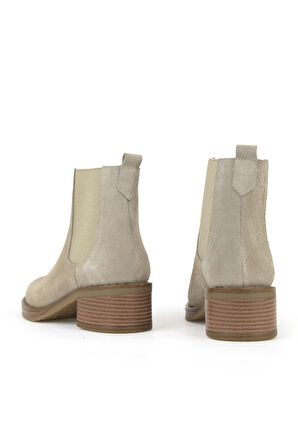 Ziya, Kadın Hakiki Deri Bot 1531020Z2325 Bej