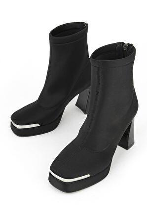 Ziya, Kadın Scuba Bot 1531050Z26105158K Siyah