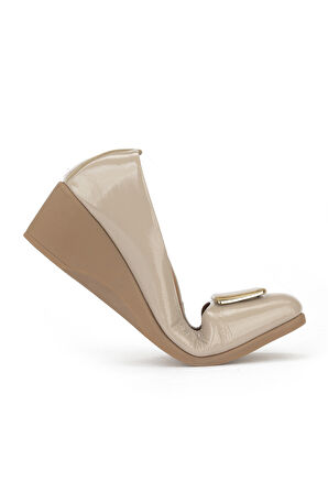 Ziya, Kadın Hakiki Deri Ayakkabı 1531050Z25140128Y Vizon