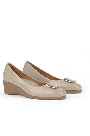 Ziya, Kadın Hakiki Deri Ayakkabı 1531050Z25140128Y Vizon