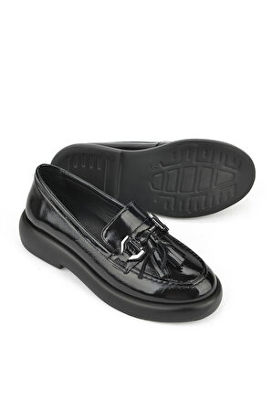 Ziya, Kadın Hakiki Deri Ayakkabı 1531050Z26102309K2 Siyah