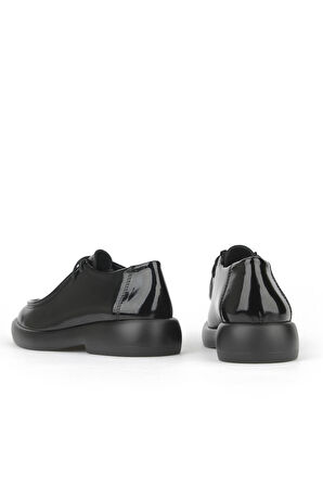 Ziya, Kadın Hakiki Deri Ayakkabı 1531050Z26102308K2 Siyah