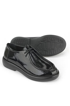 Ziya, Kadın Hakiki Deri Ayakkabı 1531050Z26102308K2 Siyah