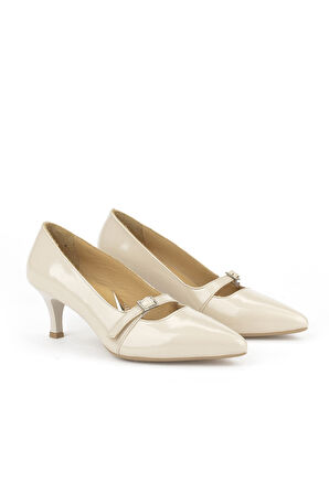 Ziya, Kadın Hakiki Deri Ayakkabı 1531050Z26105007K Bej