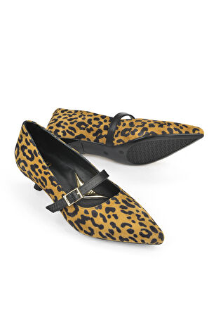 Ziya, Kadın Hakiki Deri Ayakkabı 1531050Z26104804K2 Leopar