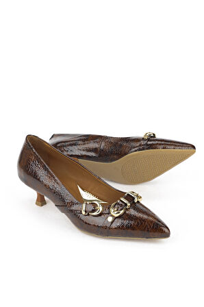 Ziya, Kadın Hakiki Deri Ayakkabı 1531050Z26104802K Acı Kahve