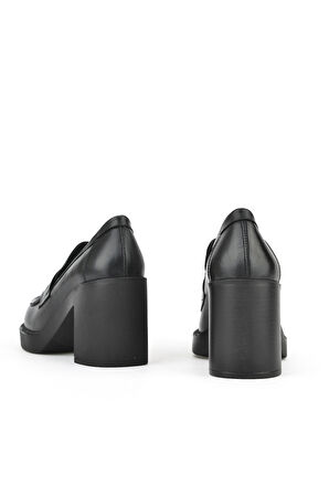 Ziya, Kadın Hakiki Deri Ayakkabı 1531050Z25101100Y Siyah