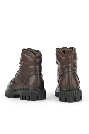 Ziya, Erkek Hakiki Deri Bot 1531043Z54063 Kahve