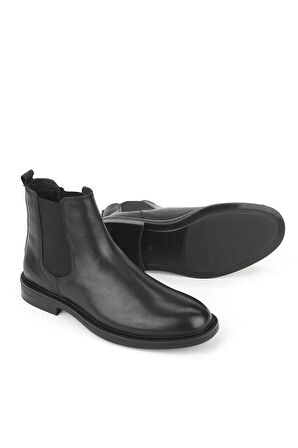 Ziya, Erkek Hakiki Deri Bot 1531043Z41216 Siyah