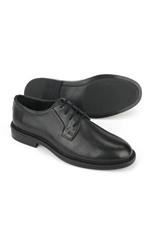 Ziya, Erkek Hakiki Deri Ayakkabı 1531043Z41214 Siyah