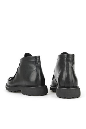 Ziya, Erkek Hakiki Deri Bot 1531043Z4049 Siyah