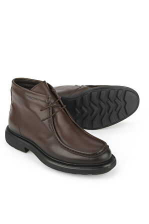 Ziya, Erkek Hakiki Deri Bot 1531043Z4049 Kahve