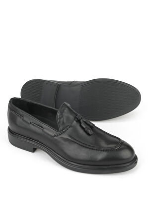 Ziya, Erkek Hakiki Deri Ayakkabı 1531043Z4193 Siyah