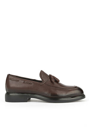 Ziya, Erkek Hakiki Deri Ayakkabı 1531043Z4193 Kahve