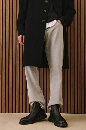 Ziya, Erkek Hakiki Deri Bot 1531043Z42015 Siyah