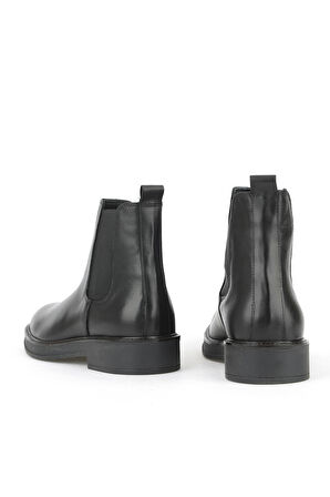 Ziya, Erkek Hakiki Deri Bot 1531043Z028 Siyah