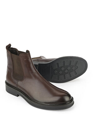 Ziya, Erkek Hakiki Deri Bot 1531043Z028 Kahve