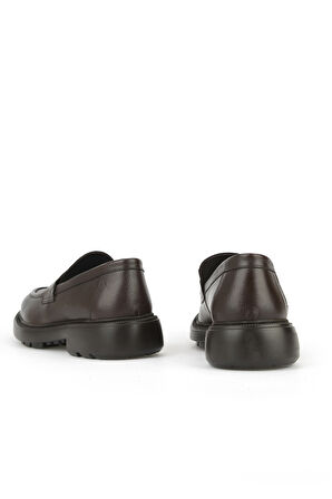 Ziya, Erkek Hakiki Deri Ayakkabı 153986Z4337 Kahve