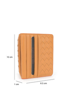 Ziya, Hakiki Deri Kartlık 1539852Z01 Turuncu