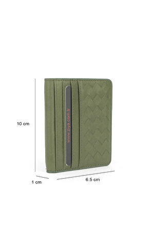 Ziya, Hakiki Deri Kartlık 1539852Z01 Yeşil