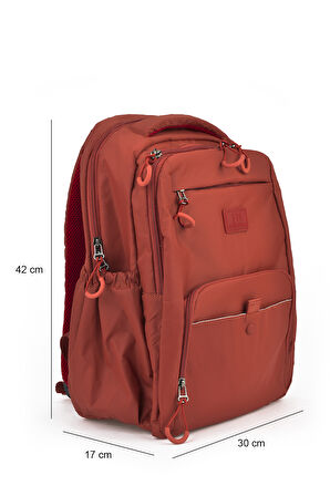 Ziya, Unisex Sırt Çantası 153441Z139E Kırmızı