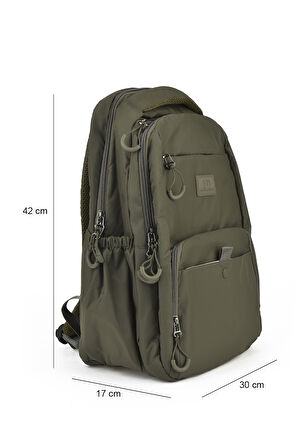 Ziya, Unisex Sırt Çantası 153441Z139E Koyu Yeşil