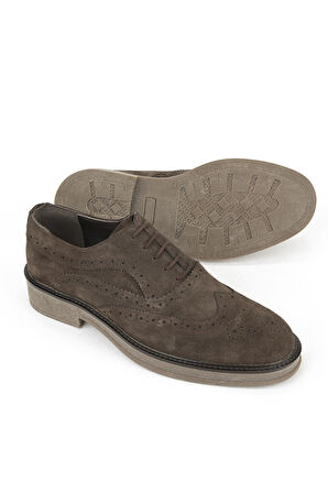 Ziya, Erkek Hakiki Deri Ayakkabı 1531043Z026 Kahve