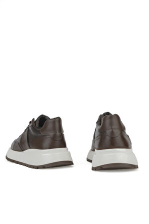 Ziya, Erkek Hakiki Deri Ayakkabı 1531023Z1001 Kahve