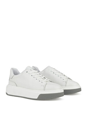 Ziya, Erkek Hakiki Deri Ayakkabı 1531023Z1002 Beyaz