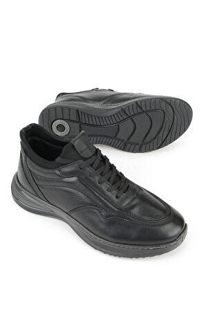 Ziya, Erkek Hakiki Deri Ayakkabı 1531002Z3059 Siyah