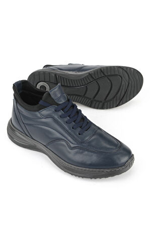 Ziya, Erkek Hakiki Deri Ayakkabı 1531002Z3059 Lacivert